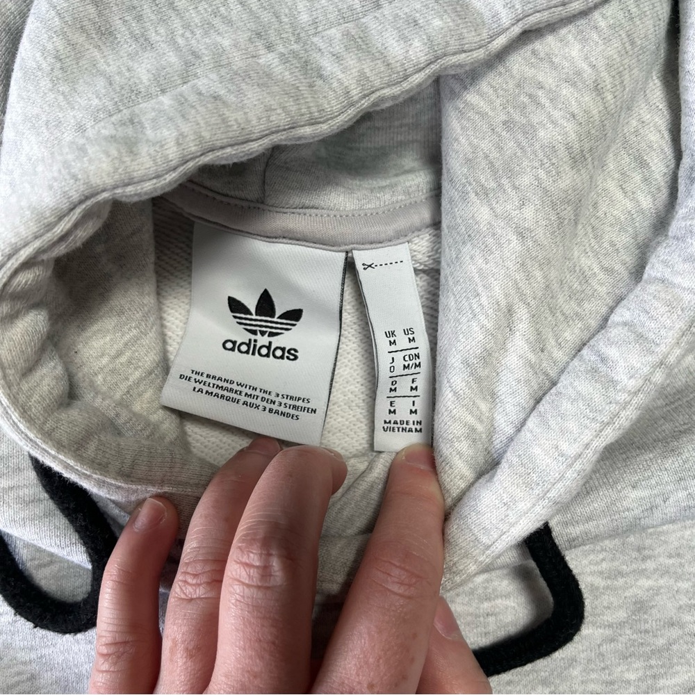 EUC Men's Adidas R.Y.V Hoodie size Medium in Gray - Picture 6 of 9